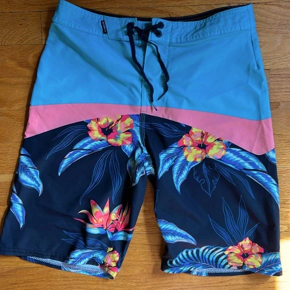 O'Neill Swim Oneill Hyperfreak Mens Board Shorts Swim Trunk
